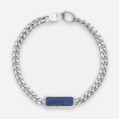 Fusion Cuban Bracelet, Lapis
