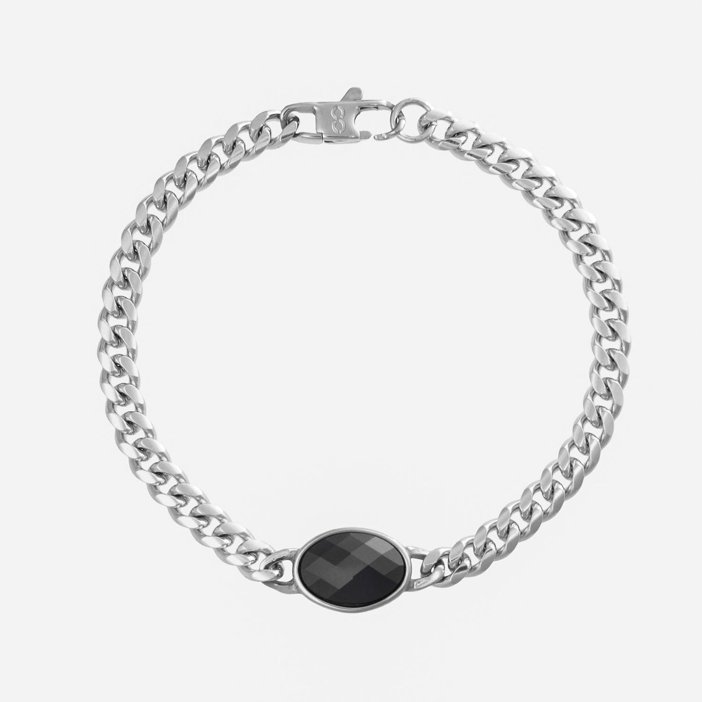 Oval Bracelet - Onyx