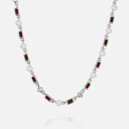 Gemstone Necklace - Ruby