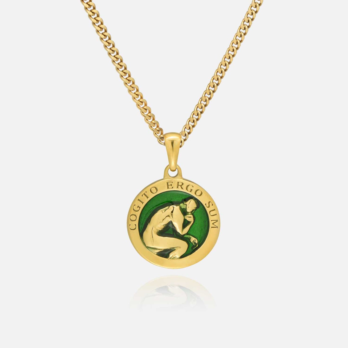 Thinker Pendant - Green