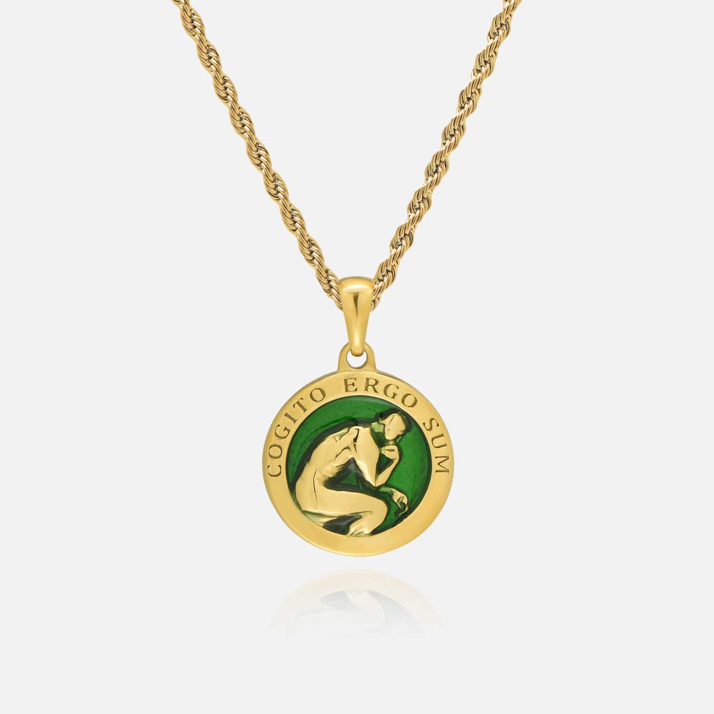 Thinker Pendant - Green