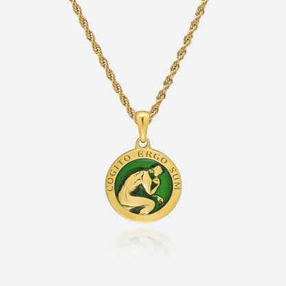 Thinker Pendant - Green
