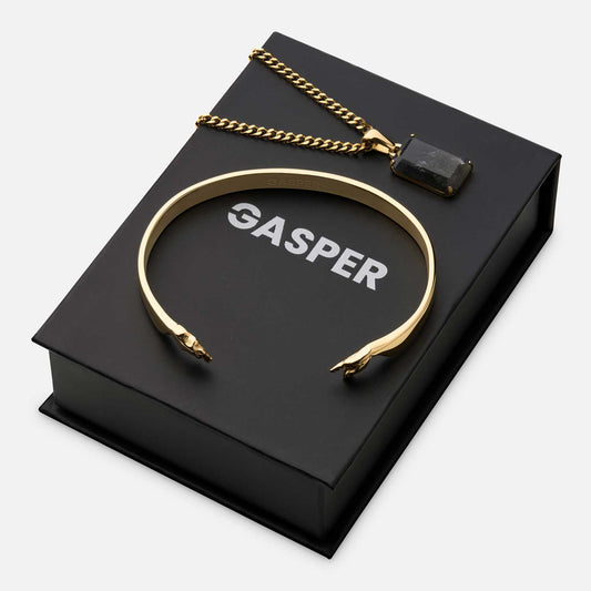 Void Black Spectrolite+ Creation of Adam Cuff Gift Set
